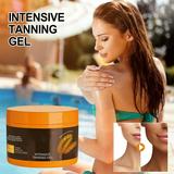 2024 Tanning Gel Brown Tanning Gel Tanning Accelerator Cream Soft Brown Intensive Tanning Luxe Gel carroten tanning gel Tanning Luxe Gel Tanning Cream for Sunbeds & Outdoor Sun