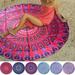 Gustave Mandala Tapestry Hippie Indian Round Beach Blanket Picnic Table Cover Boho Gypsy Tablecloth Beach Towel Meditation Rug Circle Yoga Mat Home DÃ©cor