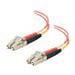 C2G 1m LC-LC 50/125 Duplex Multimode OM2 Fiber Cable - Orange - 3ft - patch cable - 3.3 ft - orange