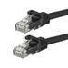 Monoprice Cat5e Ethernet Patch Cable - 75 Feet - Black | Network Internet Cord - Snagless RJ45 Stranded 350Mhz UTP Pure Bare Copper Wire 24AWG - Flexboot Series