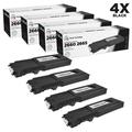 LD Dell Compatible RD80W (67H2T) Set of 4 Black Extra High Yield Toner Cartridges Includes: 4 593-BBBU Black for use in Dell Color Laser C2660dn and C2665dnf s