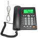 KX T880C Caller ID Display Landline Telephone No Battery Mute Function for Home Office(black)