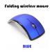 2.4G Wireless Mouse Foldable Computer Mouse Mini Travel Notebook Mute Mouse USB Receiver for Laptop PC