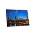 Chicago City Night Skyline Gallery Wrapped Canvas Wall Art 30 x 20