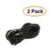 C&E 25 Feet 3.5mm Stereo Patch Cord 2 Pack
