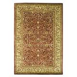 SAFAVIEH Persian Legend Lydia Floral Bordered Wool Area Rug Rust/Beige 6 x 6 Round