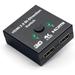 HDMI Splitter Aluminum HDMI Switch 4K HDMI 2.0 Switcher 1 in 2 Out HDMI Switch Splitter 2 x 1/1 x 2 Supports 3D 4K@60HZ Full HD1080P for Xbox PS4 Fire Stick Roku Blu-Ray Player