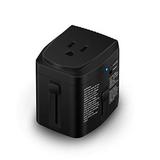 [UL Test Pass] World Travel Plug Power Adapter and 2000 Watts Voltage Converter Combo Step Down 220V to 110V for Hair Dryer Kettle Laptop MacBook Cell Phone - US to UK AU Europe Over 150 Cou