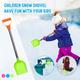 Gasue Sand Toys for Kids Ages 4-8 Beach Shovels for Kids Children s Snow Shovel Children s Beach Shovel with Stainless Steel Handle Sand Toys