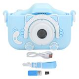 Children Digital Camera Video Recorder Kids 12MP IPS Dual Lens with 32G Memory Card and Card ReaderBlue