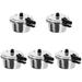 Dollhouse Pressure Cooker 5 Pieces Mini Decor Simulation Toy Cooking Utensils Alloy