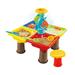 Seniver Sand Box for Kids Ages 4-8 Sandbox Sand & Water Table Outdoor Garden Sandbox Set Play Table Kids Summer Beach Toy Sand Toys