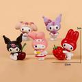 Mini Hello Kitty Cat Christmas Animal Action Figure Anime Figures Toy Hobbies Figurine Cartoon 2-3cm Sanrio Collectible Gift