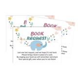 Inkdotpot 30 Books For Baby Shower Request Cards Bring A Book Instead Of A Card Elephant Jungle Animals Gender Neutral Baby Shower Invitations Inserts Games