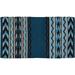 Mustang Arrowhead Wool Saddle Blanket Turquoise