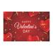 NANDIYNZHI ramadan decorations for home Valentine s Day Banner Happy Valentine s Day Background Cloth Banner Valentine s Day Party Flag Decoration Articles 115 * 180cm/45.2 * 70.8in room decor K