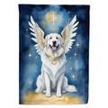 Great Pyrenees My Angel House Flag 28 in x 40 in