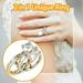 Deyared Women s Gold Rings Gold Plated Ring Set 2 In 1 Combination Ring Set With Zircon And Versatile Fashion Ring Ring Under $4 Ring for Women on Clearance