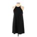 Forever 21 Casual Dress - A-Line Halter Sleeveless: Black Solid Dresses - Women's Size Small