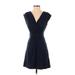 Old Navy Casual Dress - A-Line: Blue Solid Dresses - Women's Size X-Small