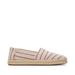 TOMS Women's Alpargata Rope 2.0 Pink Stripes Espadrille Shoes Natural/Pink/Multi, Size 9