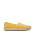 TOMS Women's Yellow Alpargata Rope 2.0 Pineapple Espadrille Shoes, Size 5