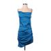 Urban Outfitters Cocktail Dress - Slip dress: Blue Dresses - New - Women's Size Small