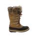 Sorel Boots: Brown Print Shoes - Women's Size 9 - Round Toe
