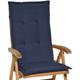 Matelas Coussin pour chaise fauteuil de jardin terrasse Loft hl Bleu foncé - Beautissu