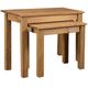 Tables gigognes 2 pcs Bois de pin massif Assortiment Panama - Vidaxl