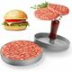 XVX - Presse à hamburger, presse à hamburger de cuisine à viande hachée, manche en bois, presse à