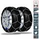 Polaire - Chaine neige 9mm pneu 255/40R17 montage rapide sécurité garantie - Argent