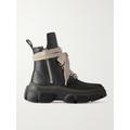 Rick Owens - + Dr. Martens 1918 Dmxl Textured-leather Boots - Black