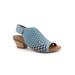 Women's Lacey Sling Back Heel by Bueno in Denim (Size 37 M)