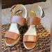 Michael Kors Shoes | Michael Kors Tan Wedge Sandals Size 8.5 | Color: Tan | Size: 8.5