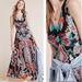 Anthropologie Dresses | Anthropologie Maeve Sleeveless Colorful Camilla Boho Maxi Dress | Color: Black/Blue | Size: Xs