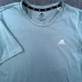 Adidas Shirts | Adidas Shirt Mens Xl Blue Aero Ready Prime Green Tee Shirt Short Sleeve | Color: Blue | Size: Xl