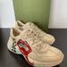 Gucci Shoes | Mens Gucci Rython Leather Sneakers Ivory Gucci Sz 15/16 Us Guaranteed Authentic! | Color: White | Size: 16