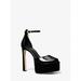 Michael Kors Shoes | Michael Michael Kors Martina Patent Leather Peep-Toe Platform Pump 8.5 Black New | Color: Black | Size: 8.5