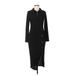 Shein Casual Dress - Sweater Dress: Black Dresses - Women's Size Medium