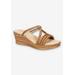 Women's Elvera Wedge by Easy Street in Tan (Size 7 M)