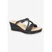 Women's Elvera Wedge by Easy Street in Black (Size 9 1/2 M)