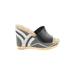 INC International Concepts Wedges: Gray Print Shoes - Women's Size 8 - Open Toe