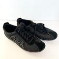 Coach Shoes | Coach Black Lace Up Sneaker “Devin” | Color: Black | Size: 5