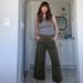 Zara Pants & Jumpsuits | Army, Green, Marine Zara Pants Wide Leg | Color: Green | Size: 6