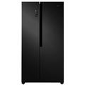 Teknix THSBS1791PBIX 91cm Wide 519L American Side by Side Fridge Freezer - Black Steel