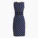 J. Crew Dresses | J.Crew Tweed Polka Dot Sheet Sleeveless Navy Dress Size 4t | Color: Blue/White | Size: 4