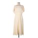 Alexia Admor Casual Dress - Wrap: Ivory Solid Dresses - Women's Size 10