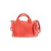 Alexander Wang Leather Satchel: Pebbled Orange Print Bags