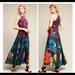 Anthropologie Dresses | Moulinette Soeurs For Anthropologie Floral Maxi Halter Dress, Us 2 | Color: Black/Red | Size: 2